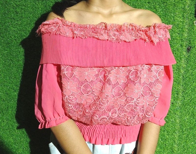 Woman Sylish Off Shoulder Top