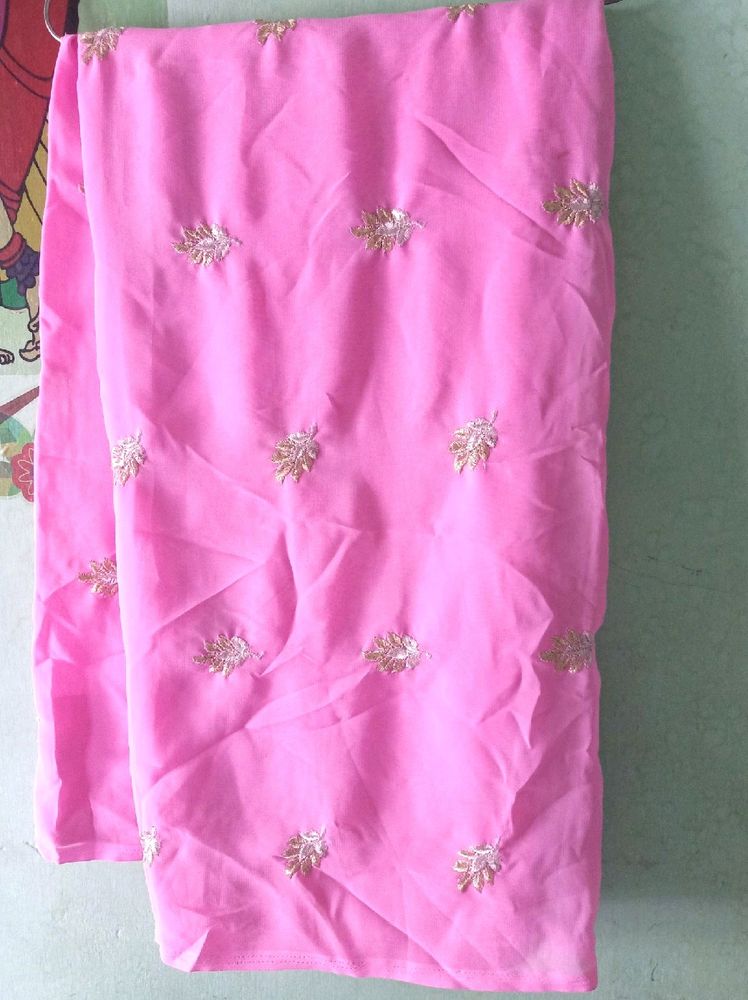 New Baby Pink Saree