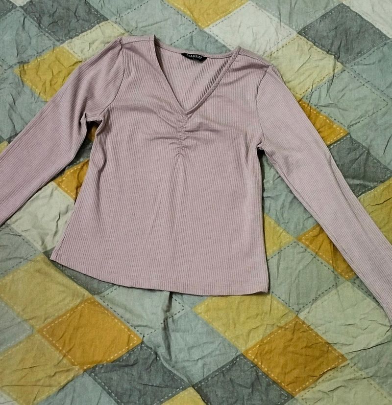 HARPA peach long-sleeve