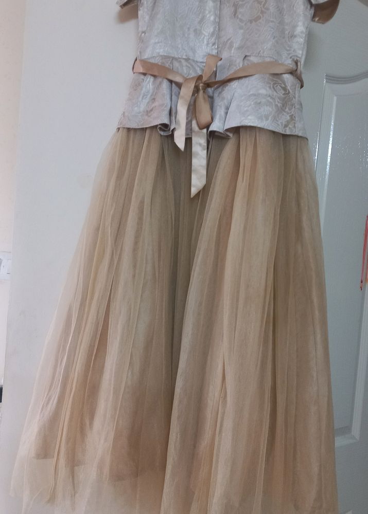 (Peppermint)Maxi Length Girls Dress