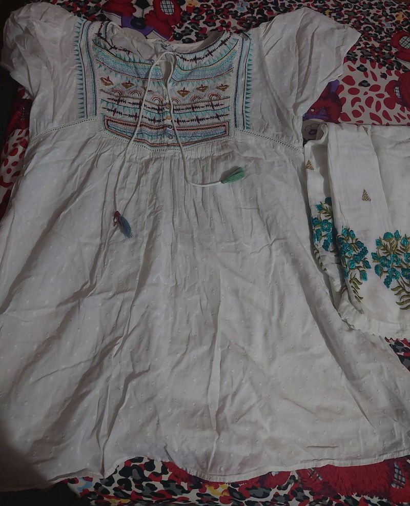 Kurti Plazzo ( Side Cut Portion)