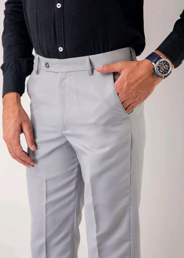 100% Premium GREY FUBAR Formal Men Pant