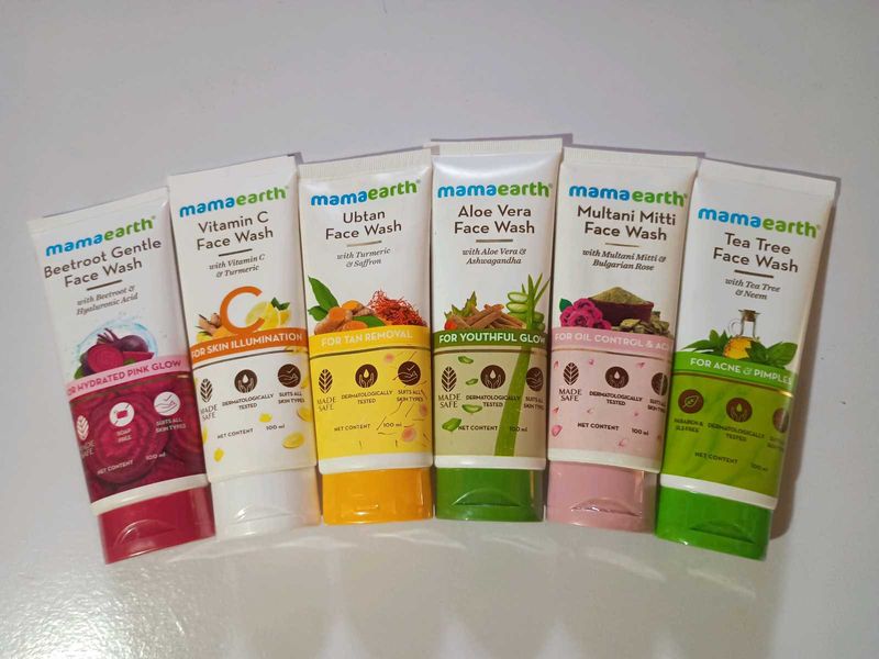 6 Pcs Face Wash