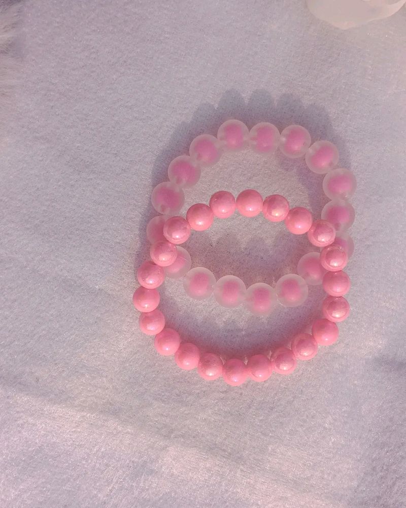 Baby Pink Jelly Braclets💕