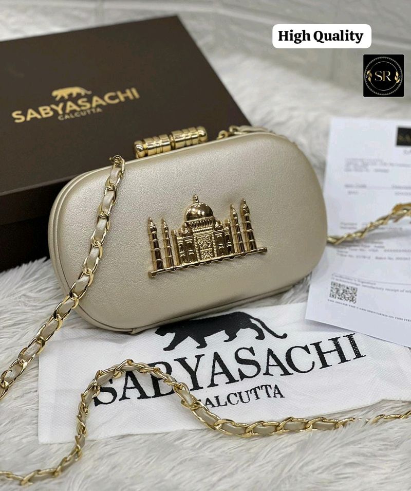 SABYASACHI NEW TAJ PATTERN CLUTCH WD BOX