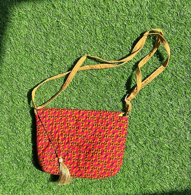 Global Desi Red Sling Bag