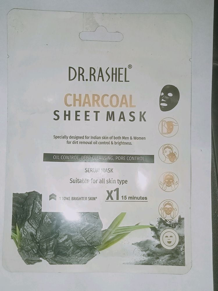 Dr.Rashel Charcoal Face Sheet Mask