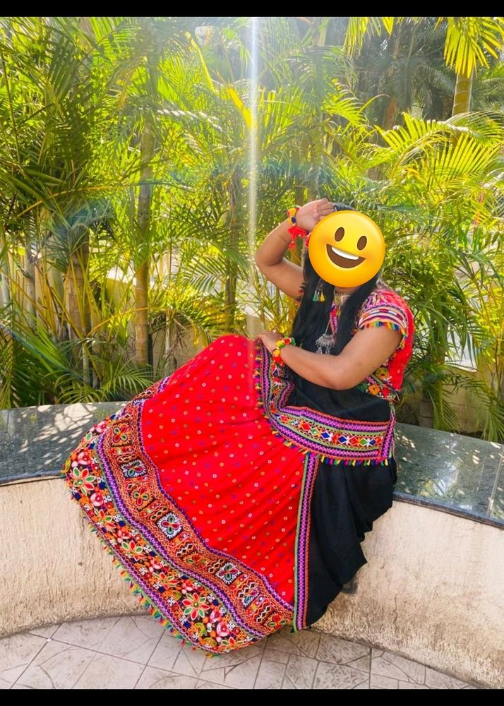 Navratri Red Lehnga Choli