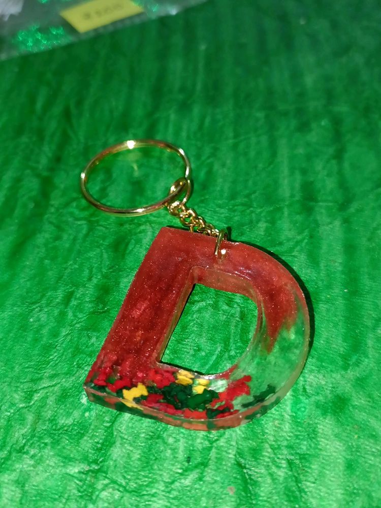 D Resin Keyring ❤️