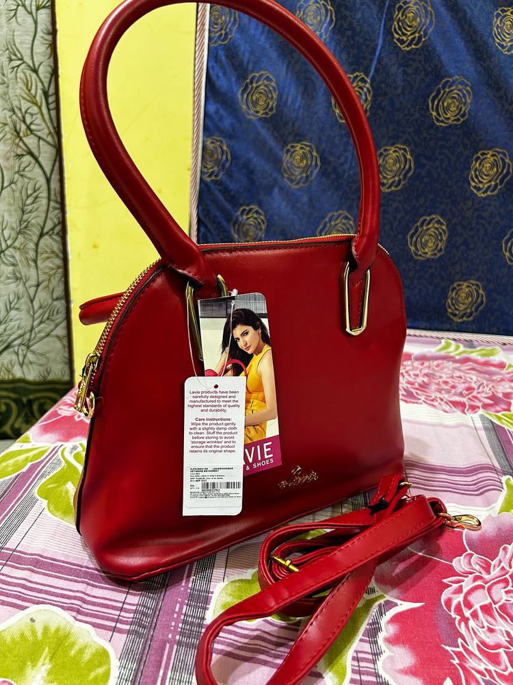 LAVIE Red Handbag Brand New