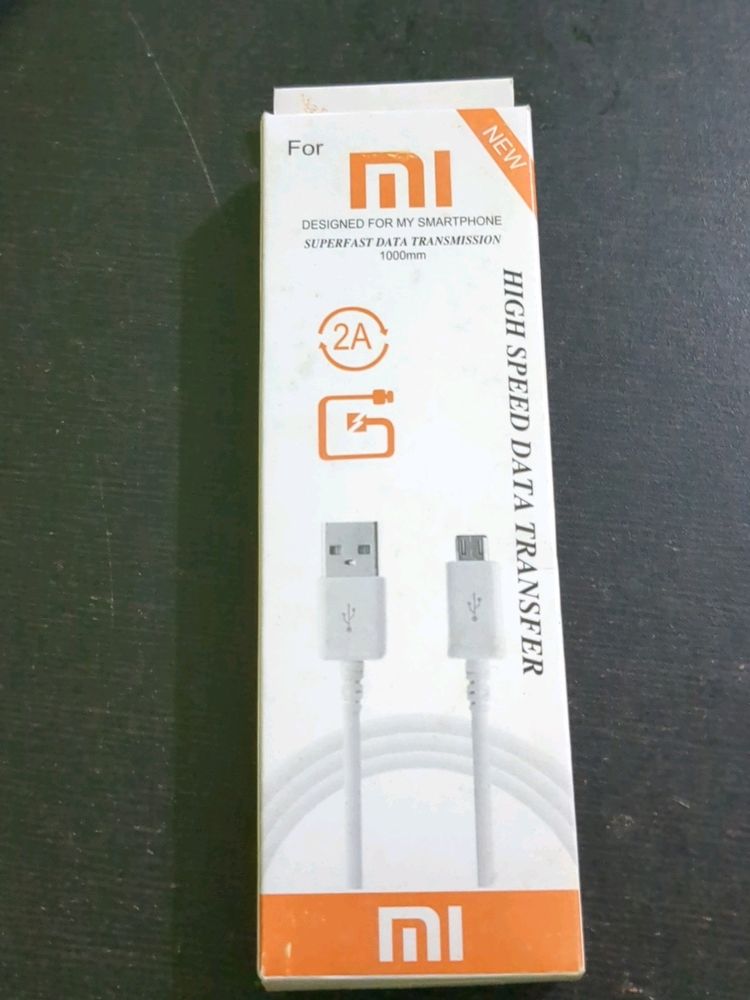 Mi White Usb Data Cable