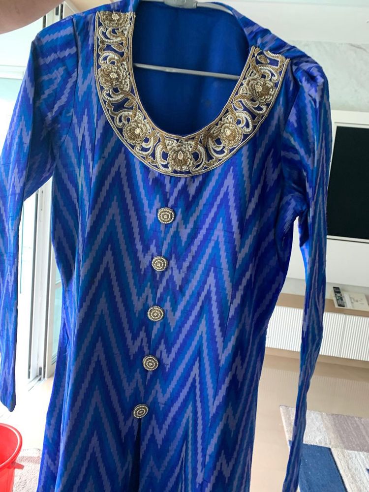 Royal  Blue Salwar Suit with Duppata Fixed Price