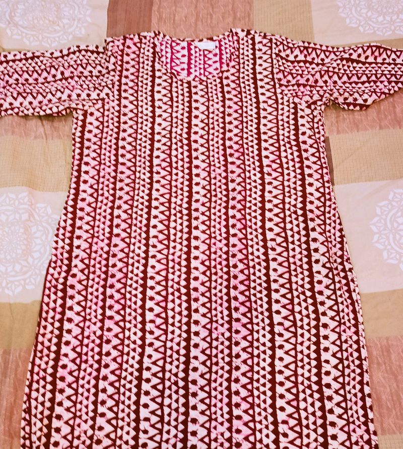 STYLISH RED KURTA