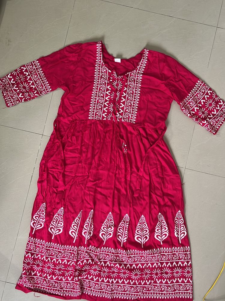 Pink Kurti