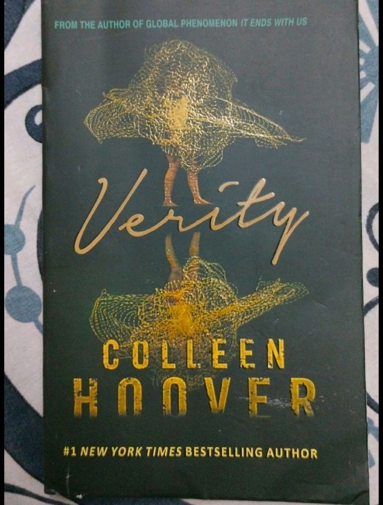 Novel Title: Verity  Author: Colleen Hoover Genre: Thrillers & Suspense, Romantic Suspense