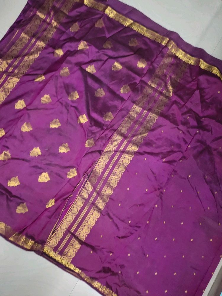 Pure Kanchi Pattu Saree 💜