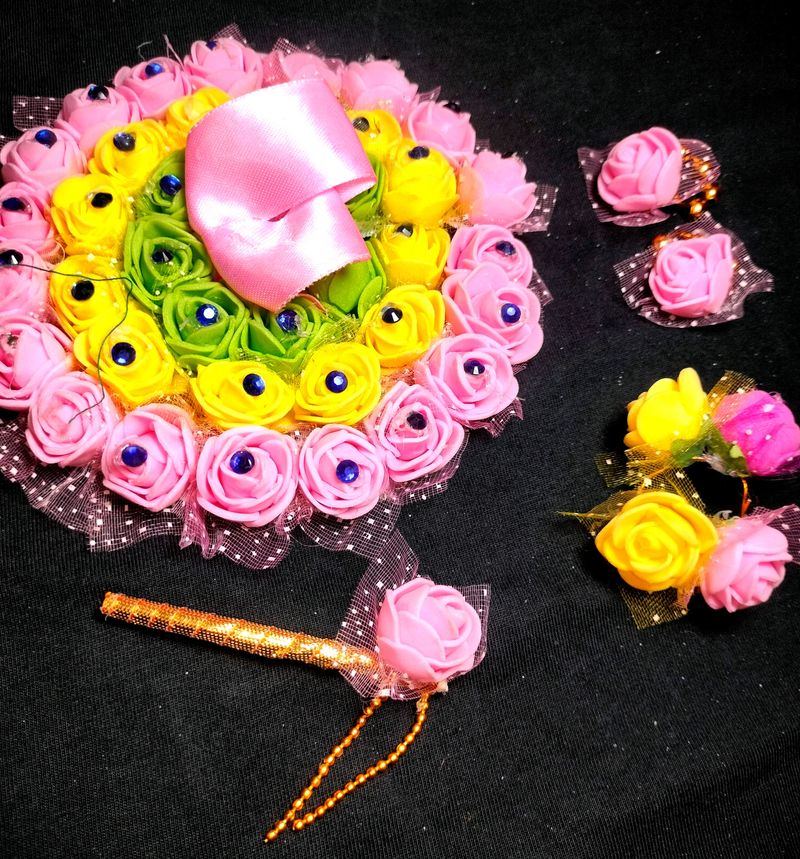 Laddu Gopal Dress Set Hare Krishna