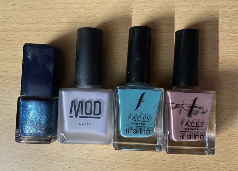 Set Of 4 Nail paints