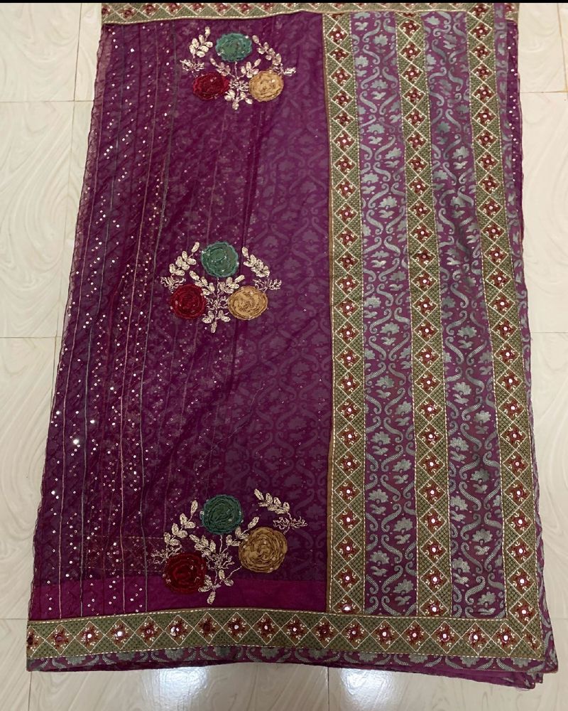 Brasso Net Saree