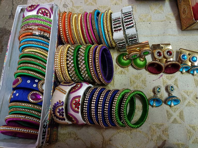 Clearance Sale Handmade Bangles N Earrings