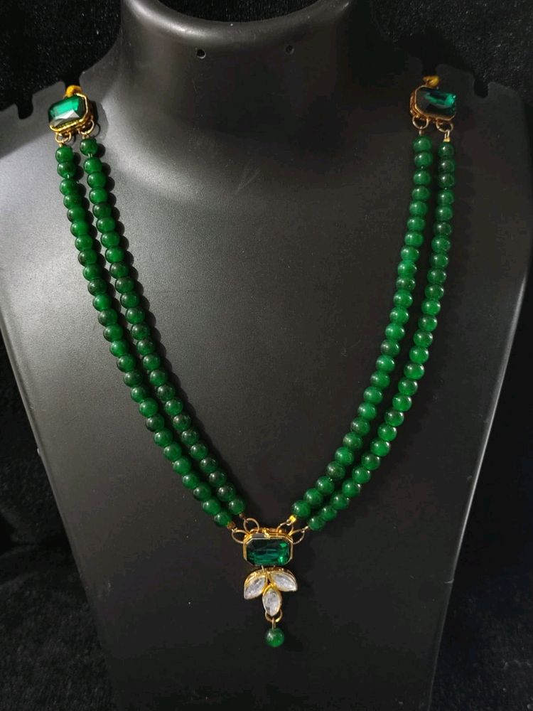 GREEN NECKLACE SET