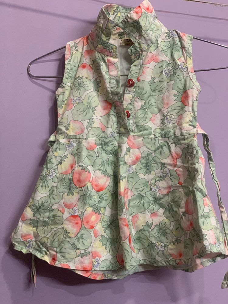 Kids Floral Frock 6 -18 Months