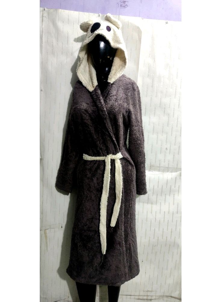 Hoodie Bathrobe For women's