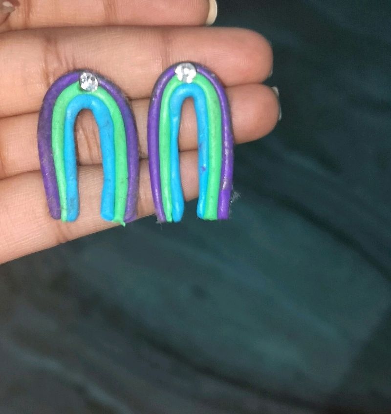 Clay Earings+ Free Gift