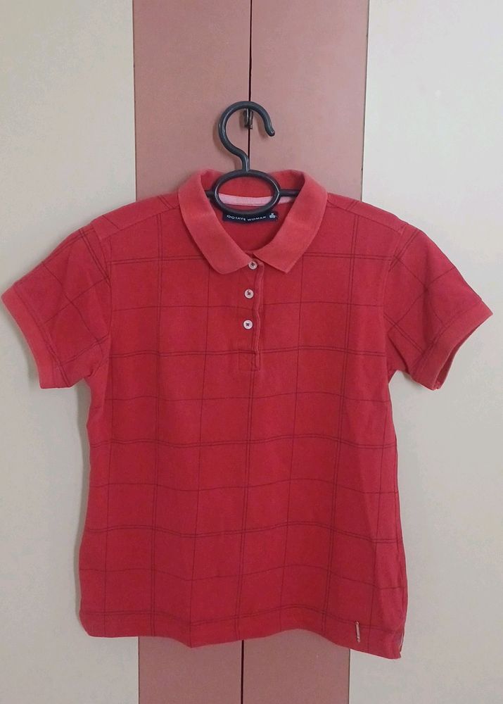 Red Coloured T-Shirt