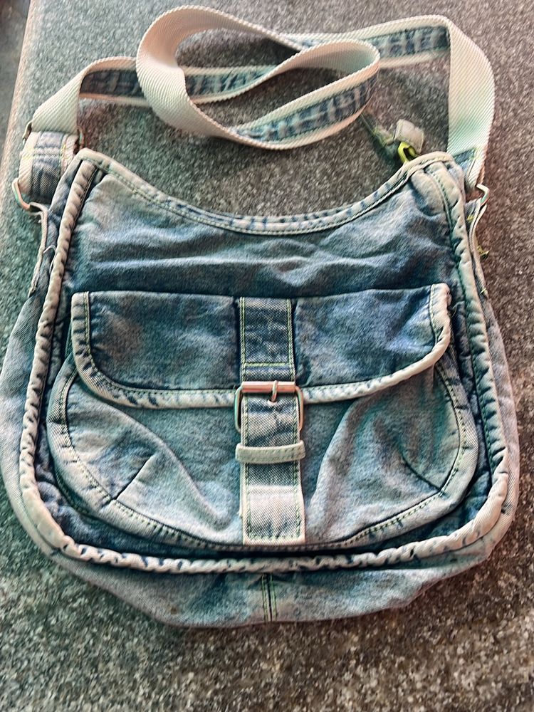 Denim Cloth Bag From Westside