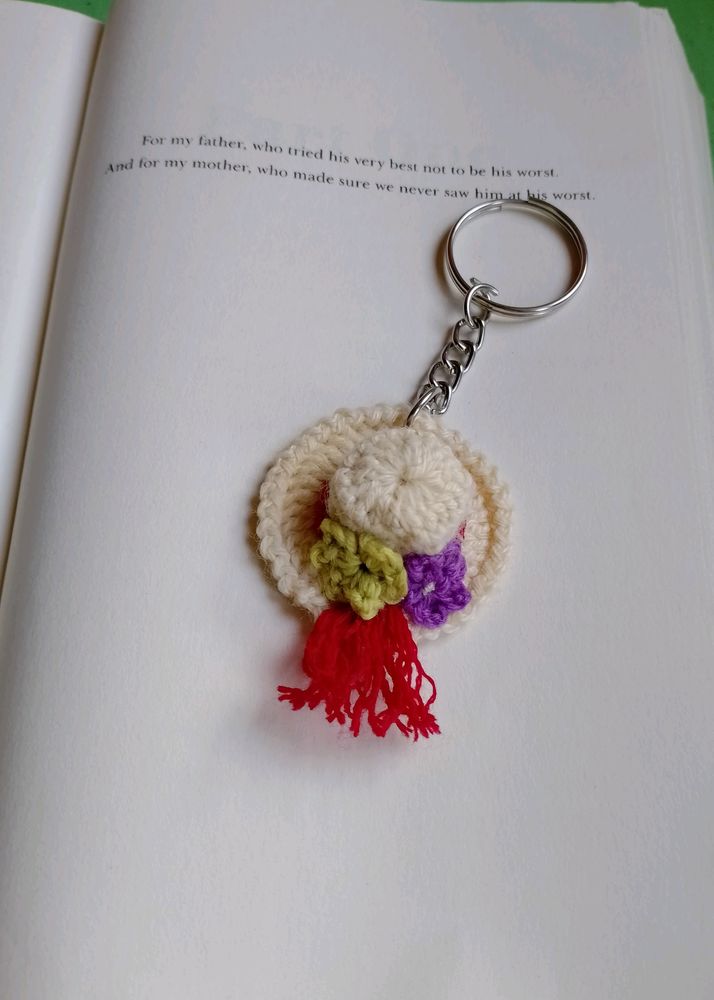 Crochet Hat Keychain