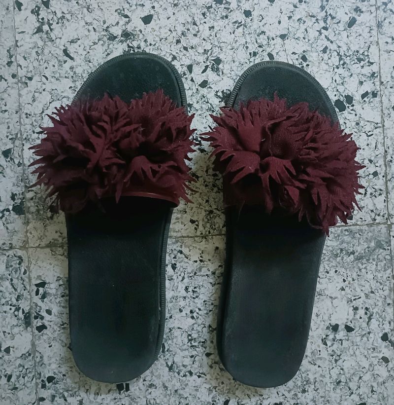 Women's Marron Slippers