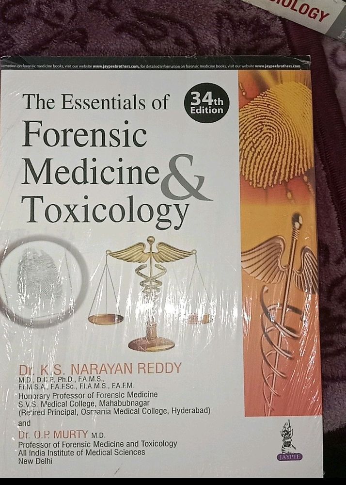 Narayan Reddy 34 Th Edition Forensic Medicine