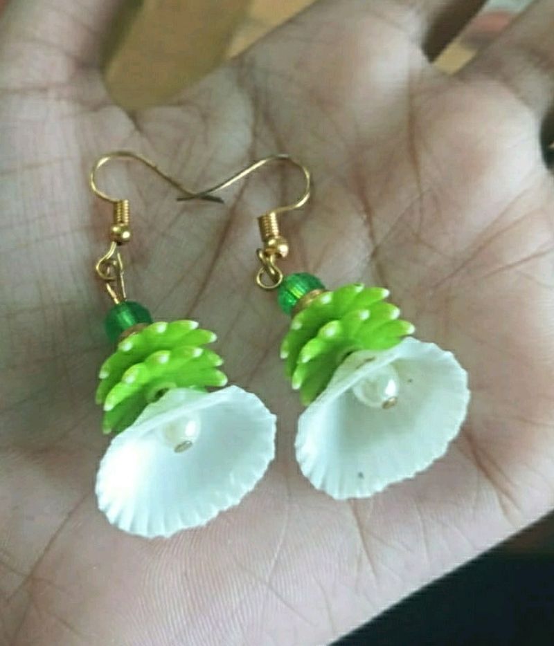 Cute Green Earrings