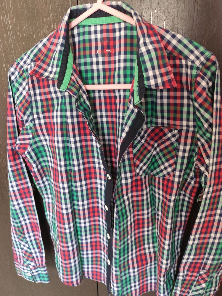 Allensolly Check Boys Shirt