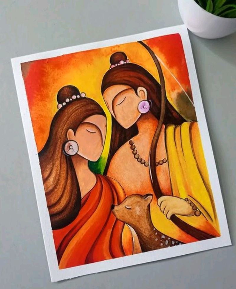 Big Offer 🔥Ram Sita Painting