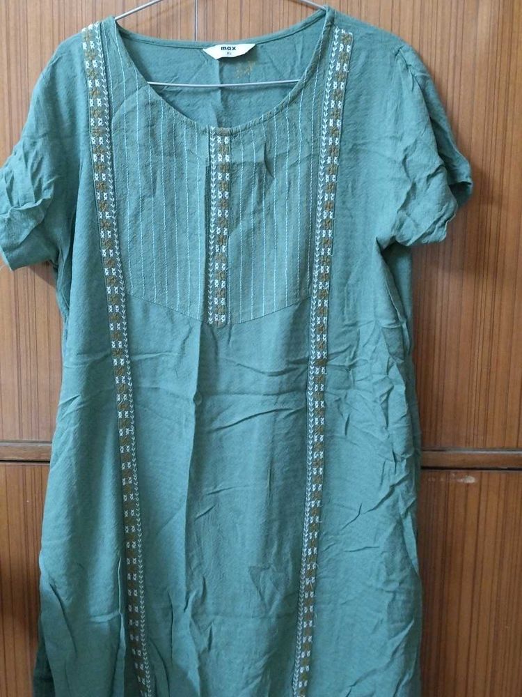 Green Kurta Very Beautiful