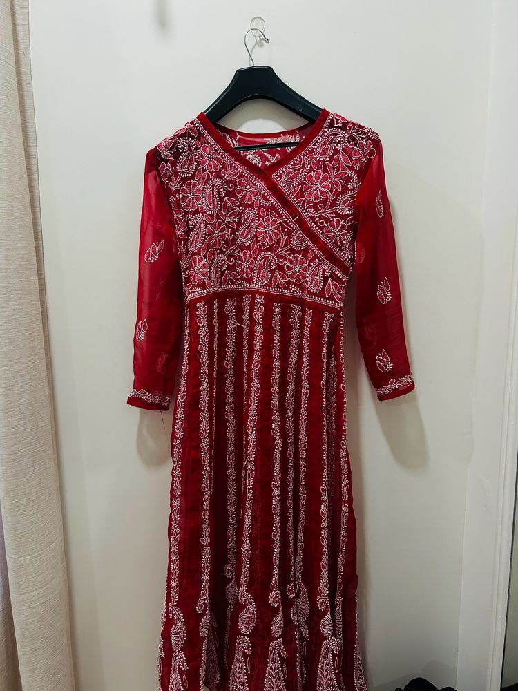 Lakhnawi Kurta With Inner