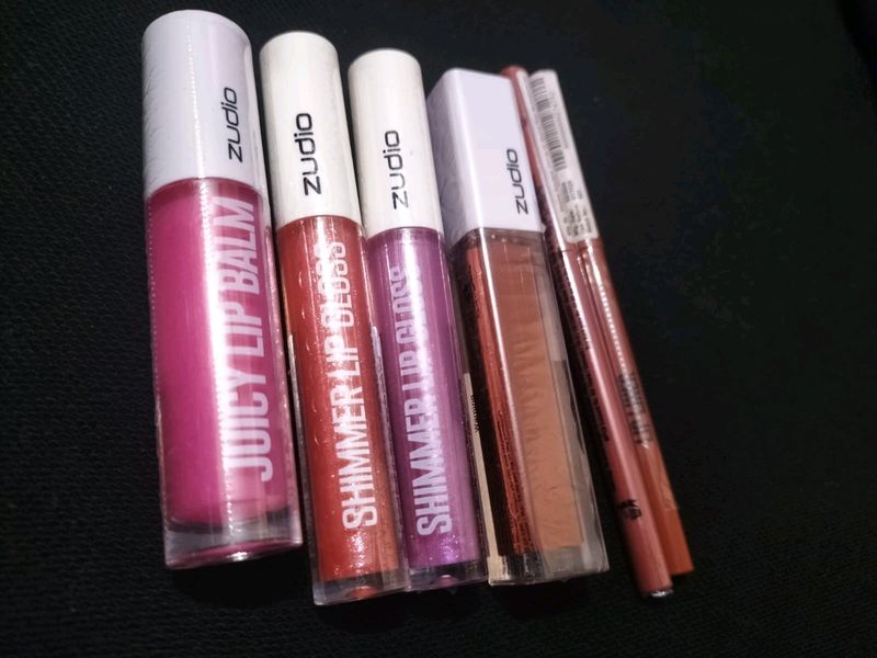 Zudio Lipstick Lipgloss Lipliner Lip Balm