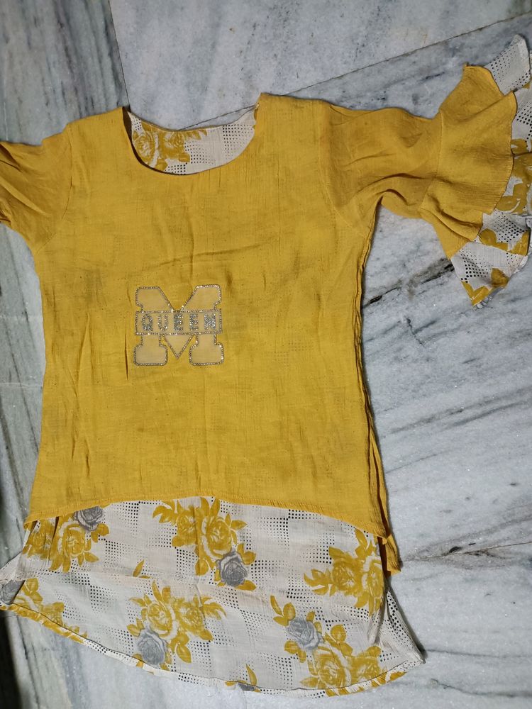 Yellow Women Top