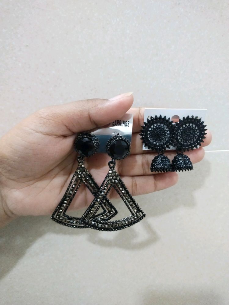 Black Combo Earings