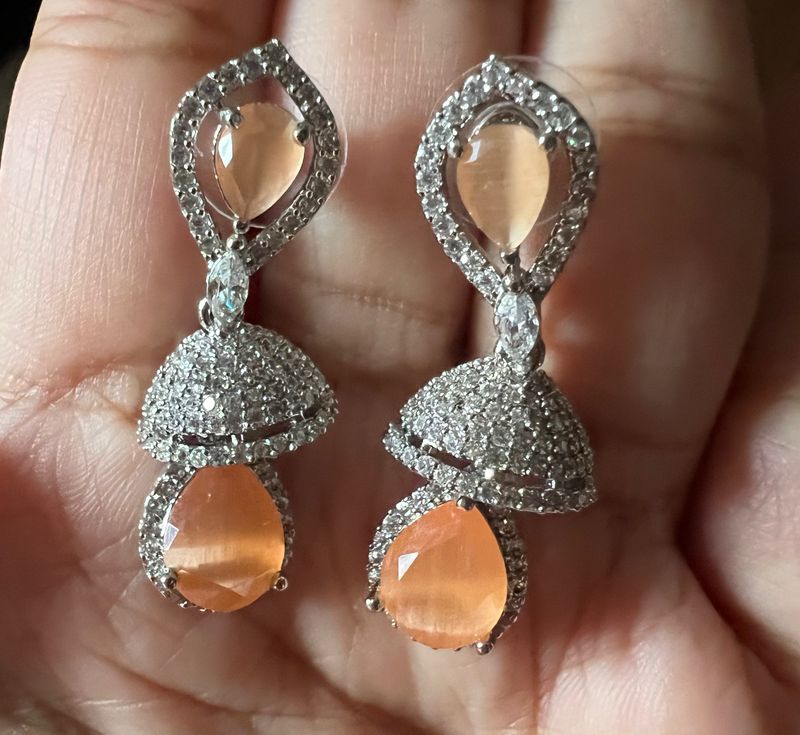 Orange Jhumka