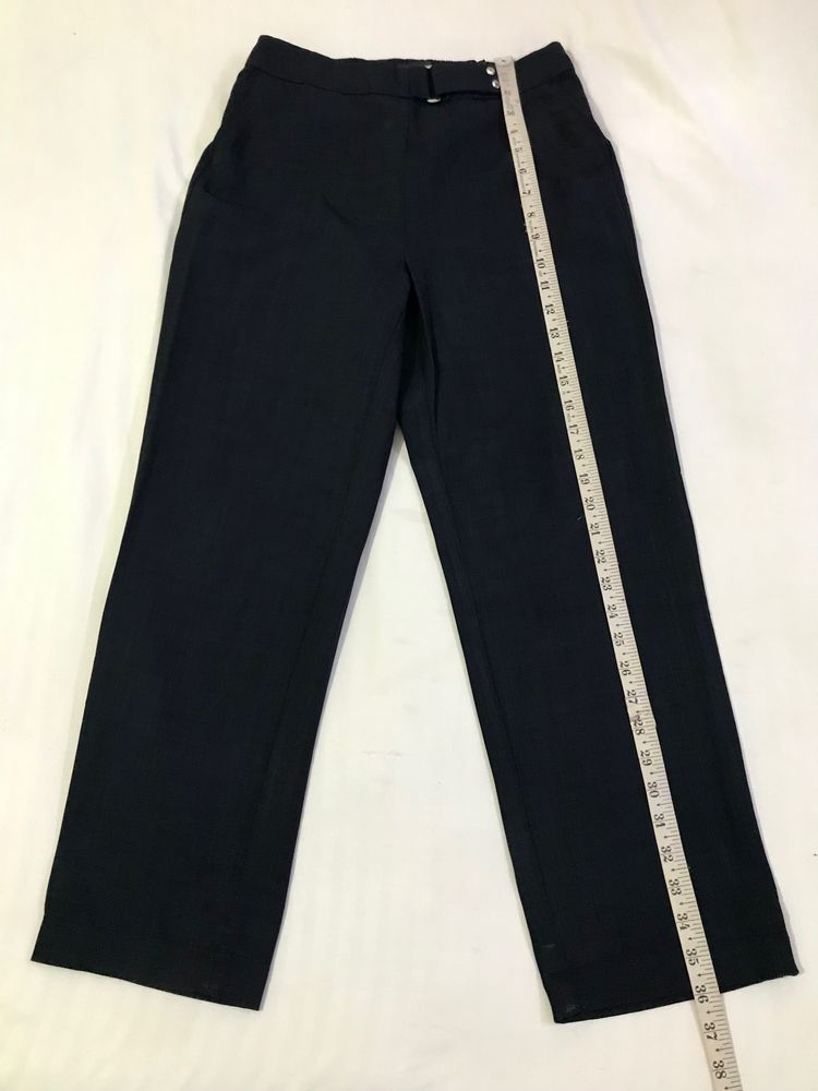 Marks&spencer Dark Navy Blue Pant W-28-30