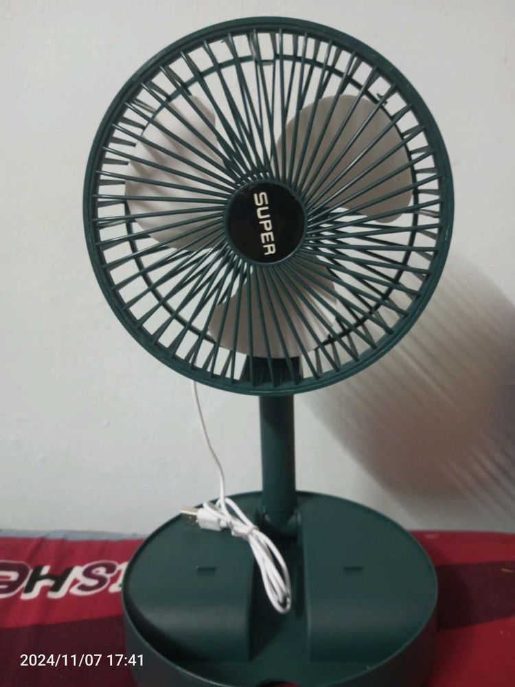 Combo-Folding Fan And Bluetooth Mic 🎤