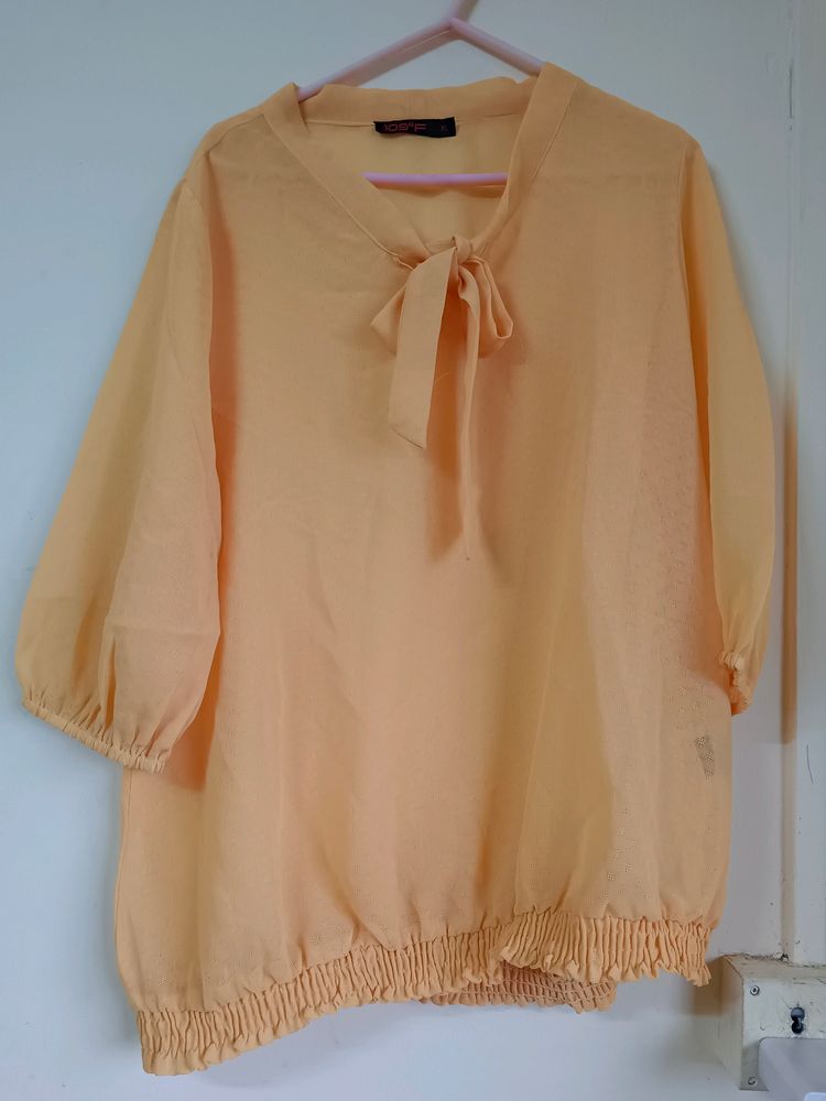 Yellow Casual/Formal Top Size XL