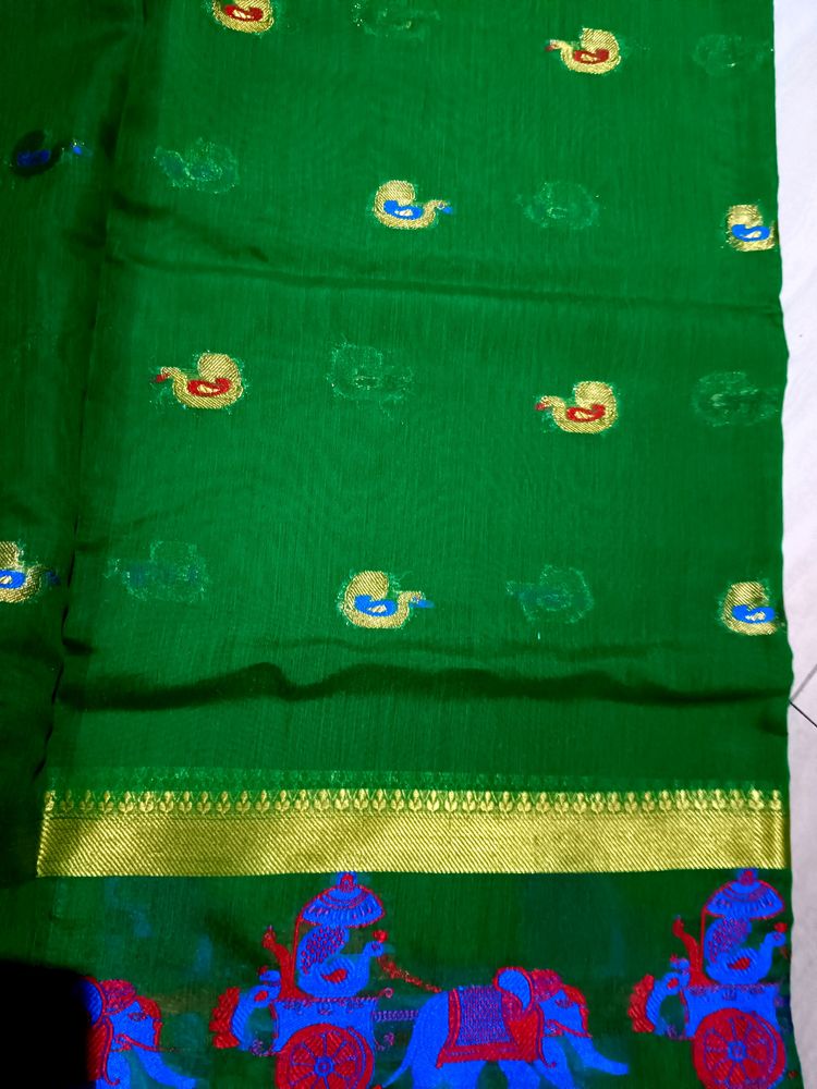 Green Saree