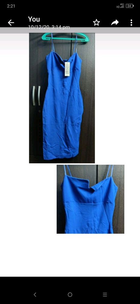 FCUK blue dress