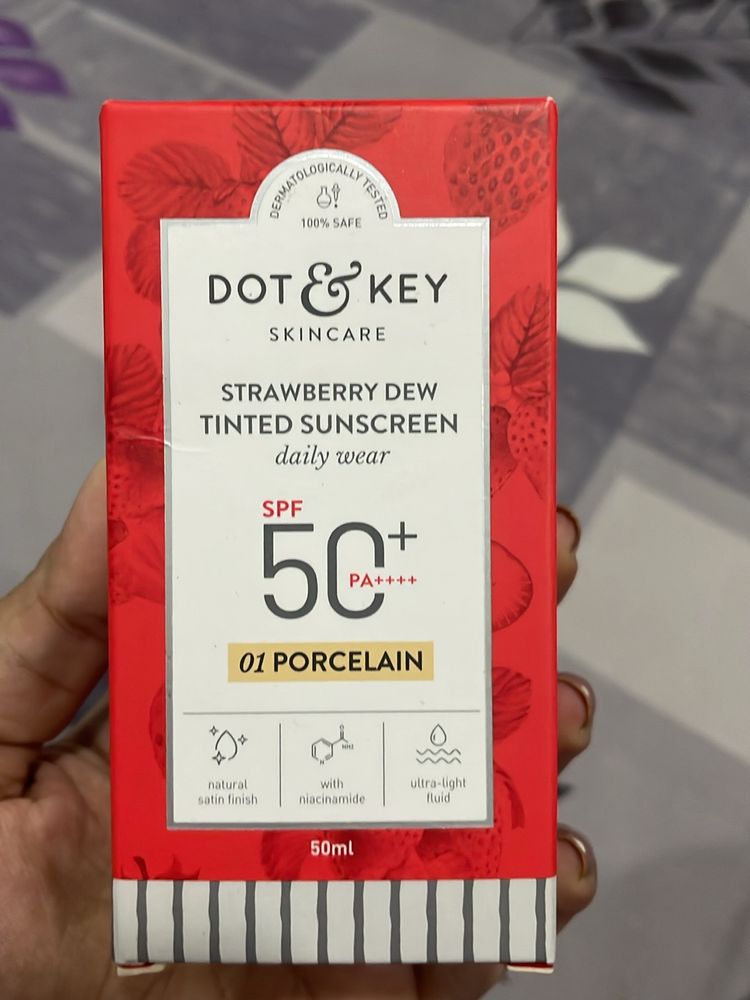 New Dot & Key Tinted Sunscreen