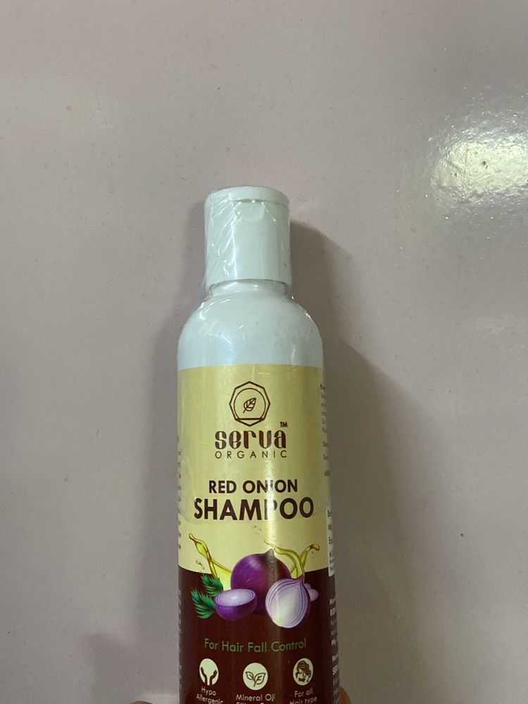 Serua Organic Red Onion Shampoo