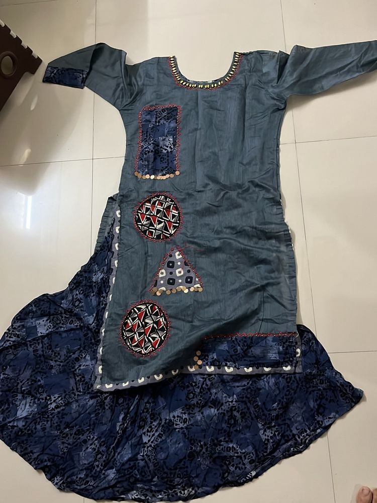 Grey Women Kurta